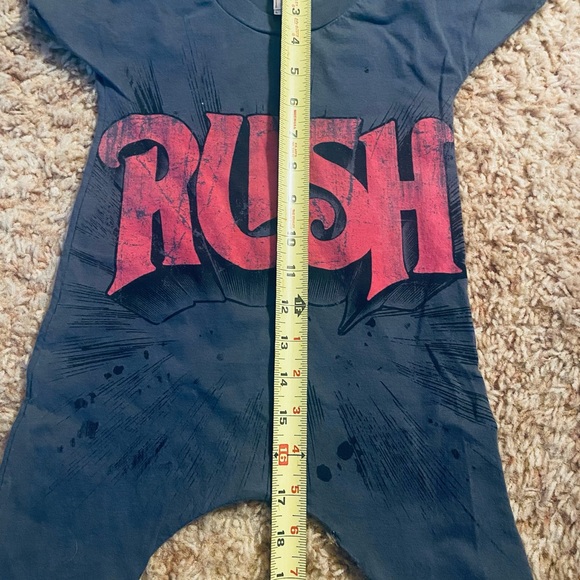 Rush 100% cotton toddler handmade band romper - Picture 6 of 9